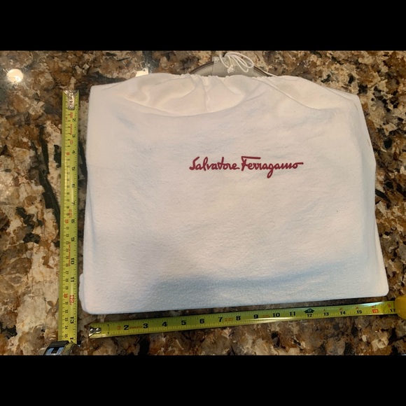 Salvatore Ferragamo Rare Revival Briefcase White - Picture 11 of 12